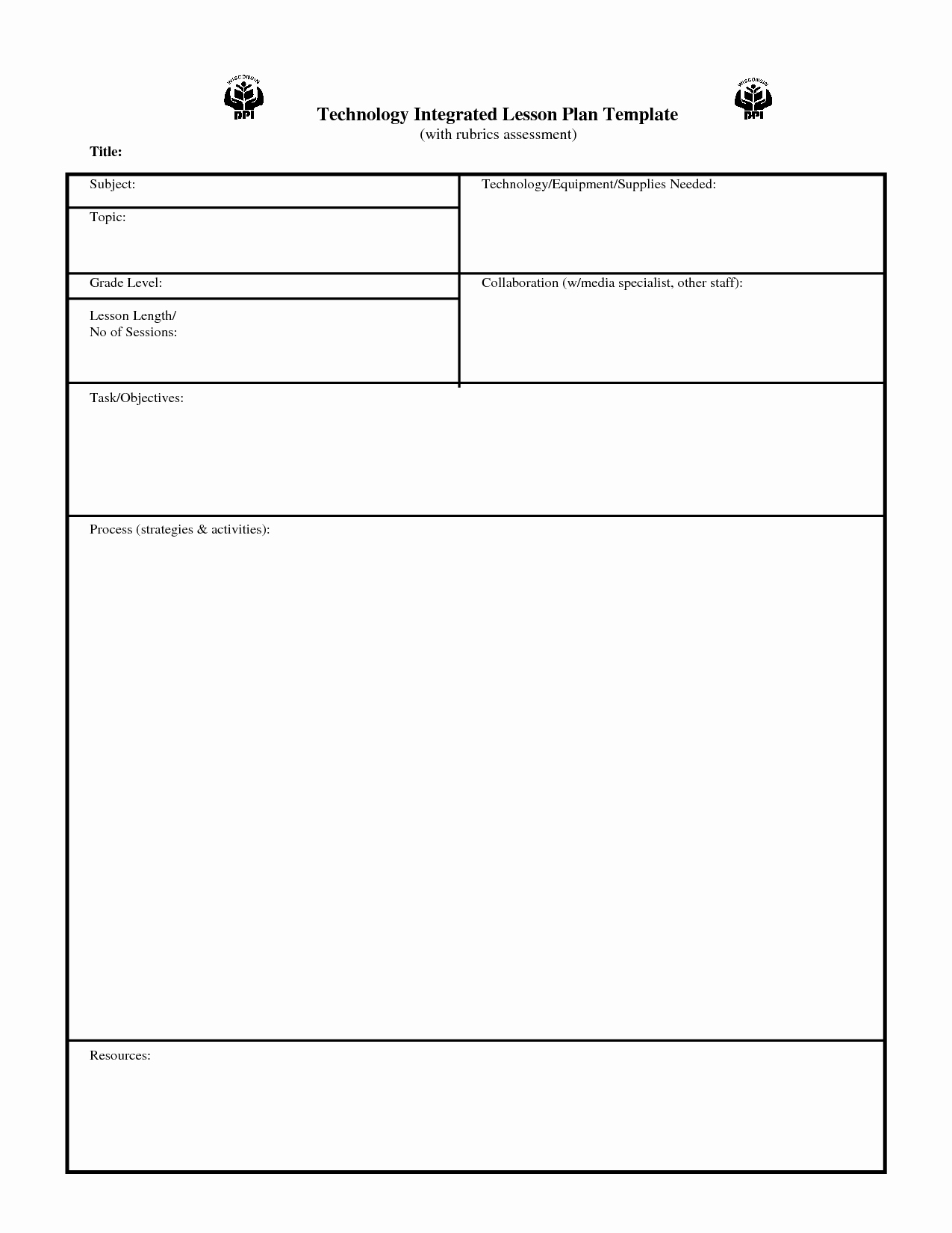 Physical Education Lesson Plan Template Lovely This Blank Customizable Printable Lesson Plan form is Ready to Be Filled In with the Week S
