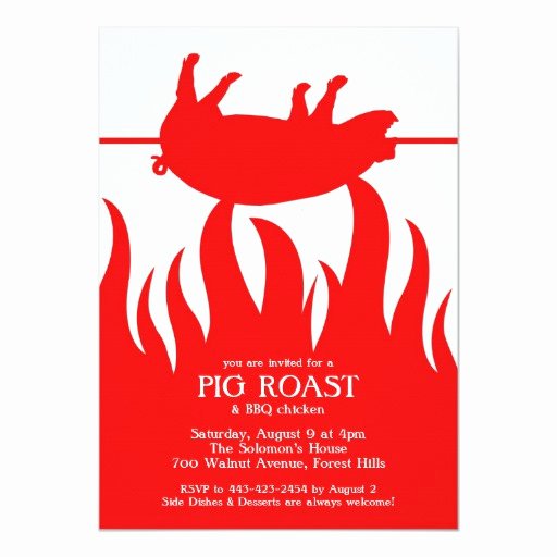 Pig Roast Invitation Template Free Lovely Pig Roast Invites 204 Pig Roast Invitation Templates