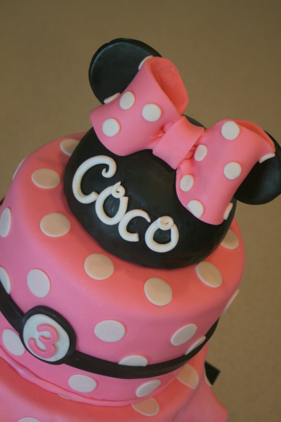Pink Minnie Mouse Bow Luxury Genevre S Bakery Pink Minnie Mouse
