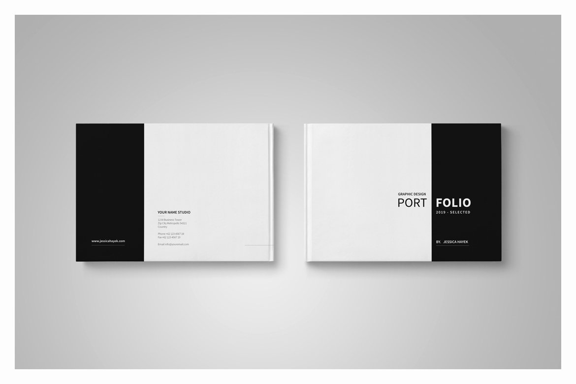 Portfolio Cover Pages Templates Inspirational Graphic Design Portfolio Template In Brochure Templates On Yellow Creative Store