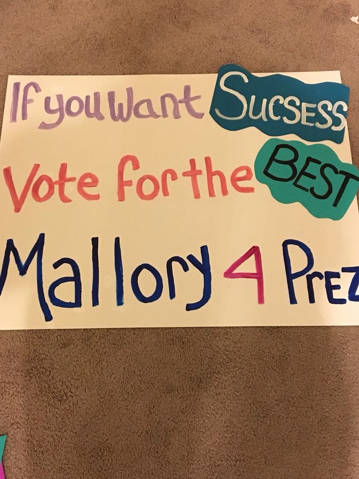 Posters for Student Council Luxury Best 25 Student Council Campaign Ideas On Pinterest