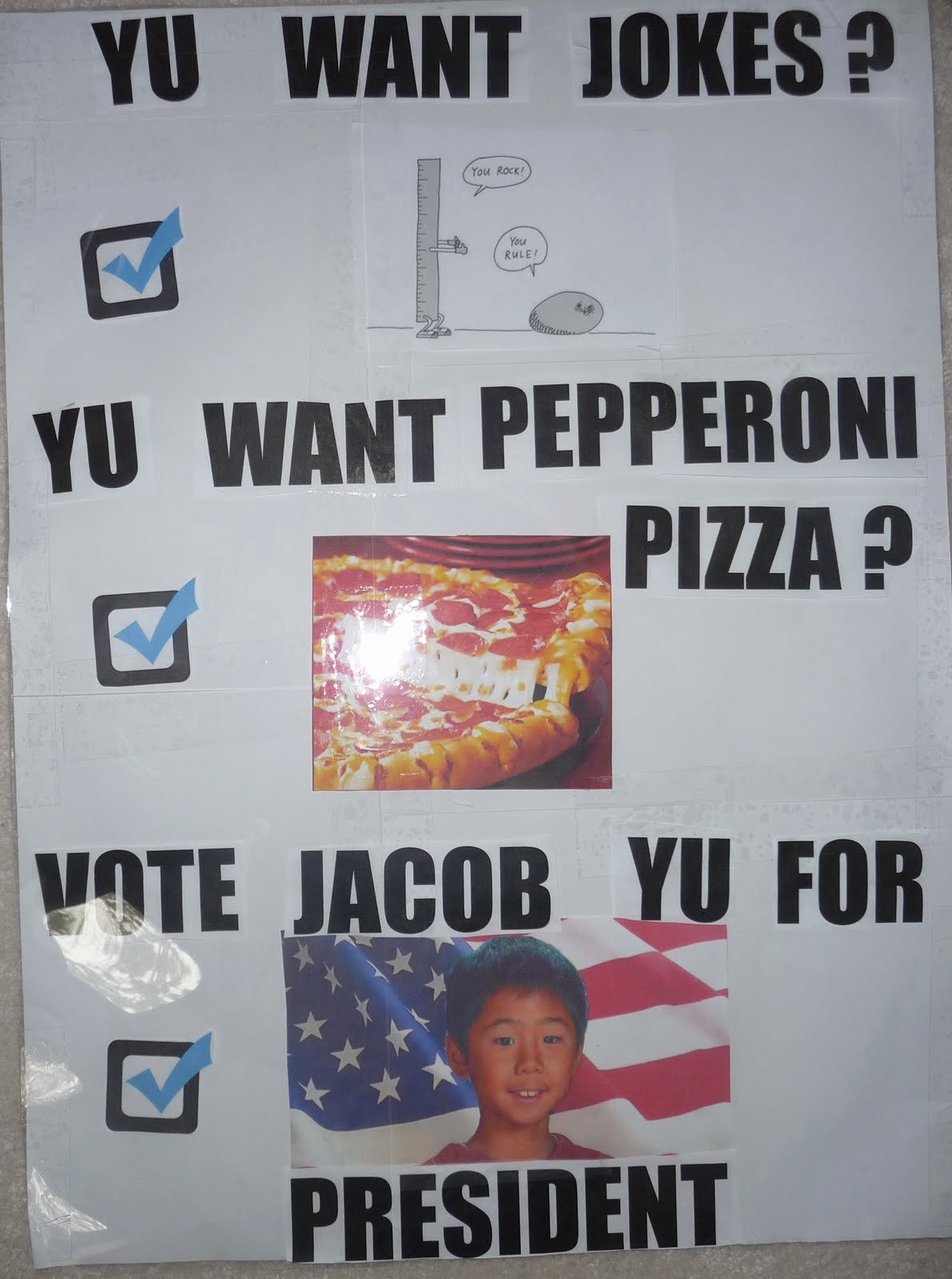 Posters for Student Council Luxury Spazzy Mommy Jacob S Student Council President Campaign