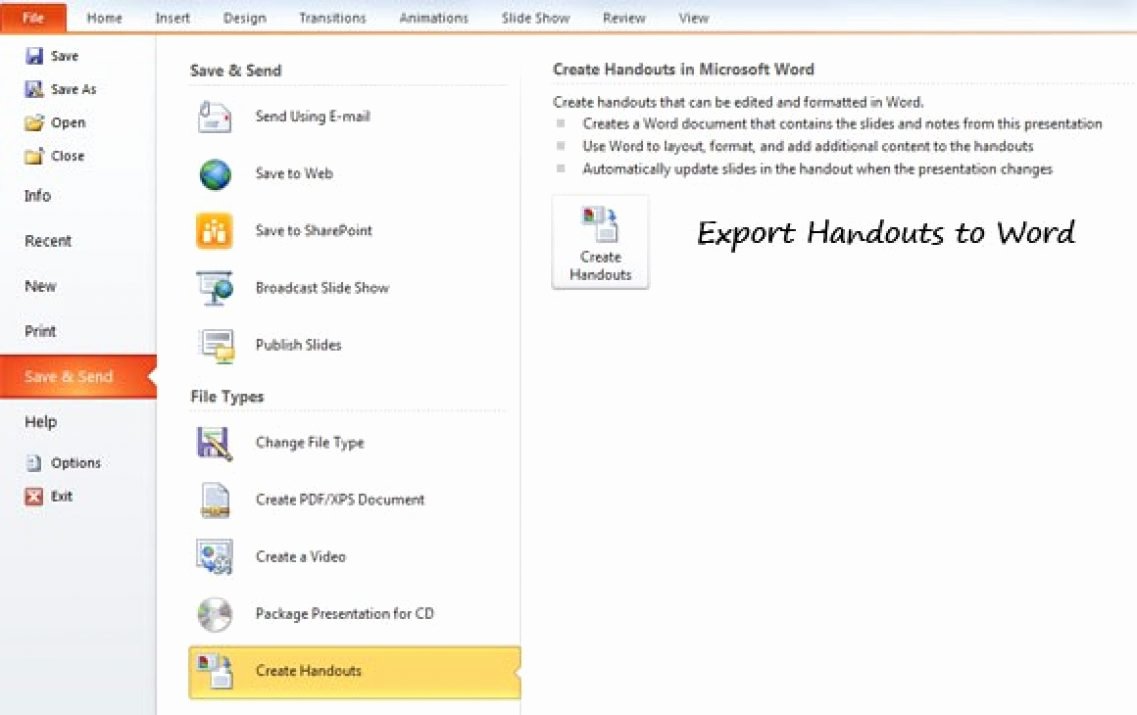 Powerpoint Presentation Outline Template Elegant 12 13 Microsoft Word Handout Templates