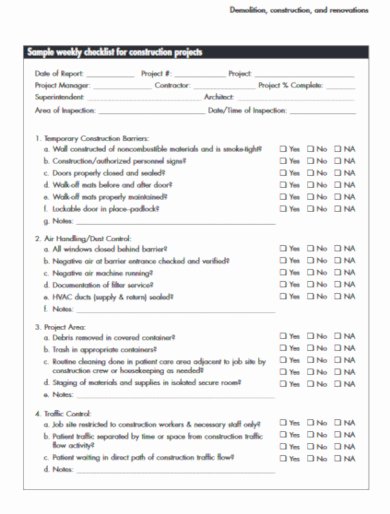 Pre Construction Checklist Template Best Of 16 Construction Checklist Templates Pdf Google Docs Word Pages