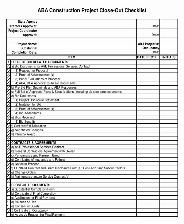Pre Construction Checklist Template New 16 Construction Minutes Templates – Free Sample Example format Download