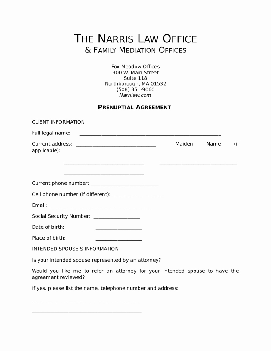 Prenuptial Agreement form Pdf Lovely 2019 Prenuptial Agreement form Fillable Printable Pdf &amp; forms
