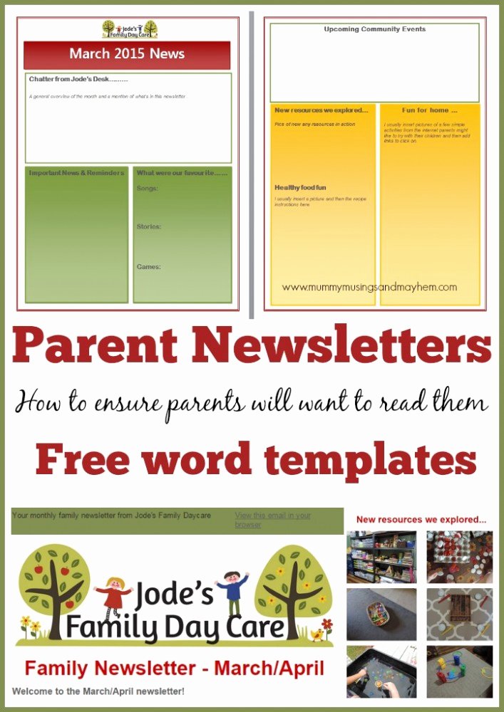 Preschool Newsletters for Parents Inspirational Writing Effective and Interesting Newsletters for Parents the Empowered Educator
