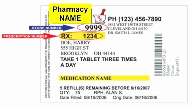 Prescription Bottle Label Template Elegant Blank Prescription Label Best and Professional S In Prescription Label Medication Label