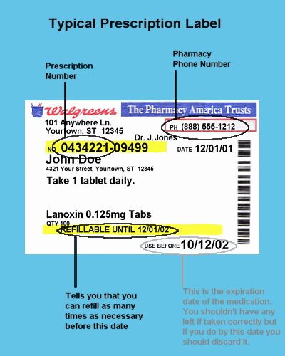 Prescription Label Template Download Fresh Sample Rx Label for Transferring Rx to Rxpalace