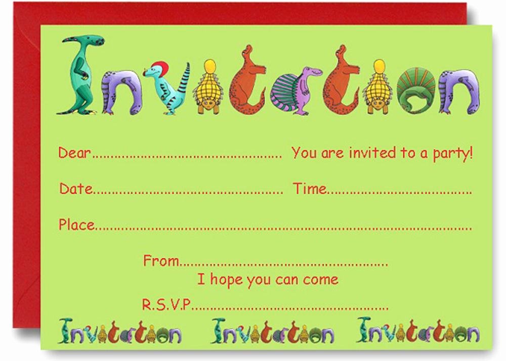 Printable Dinosaur Birthday Invitations Fresh 17 Dinosaur Birthday Invitations How to Sample Templates