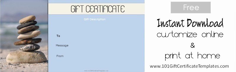 Printable Massage Gift Certificates Best Of Spa Gift Certificates