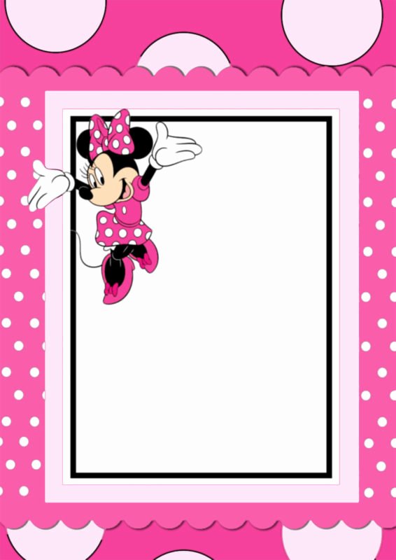 Printable Minnie Mouse Invitations Lovely the Largest Collection Of Free Minnie Mouse Invitation