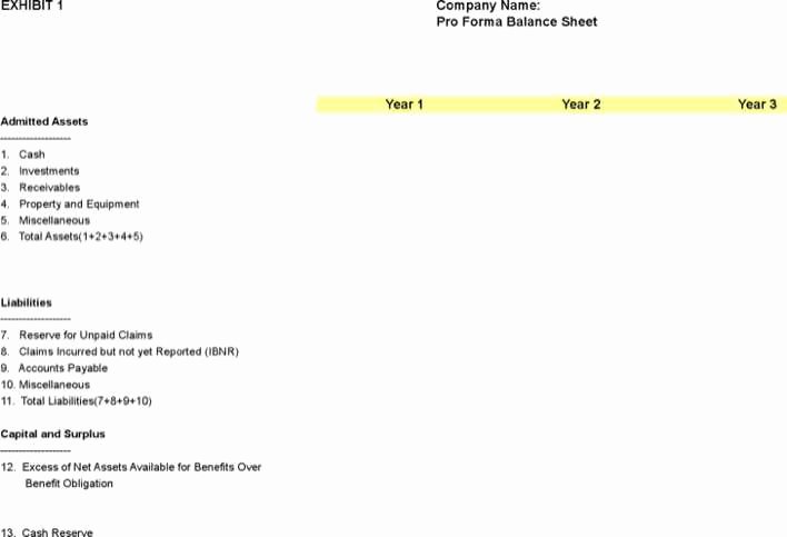 Pro forma Balance Sheet Template New Download Pro forma Balance Sheet Template for Free Tidytemplates