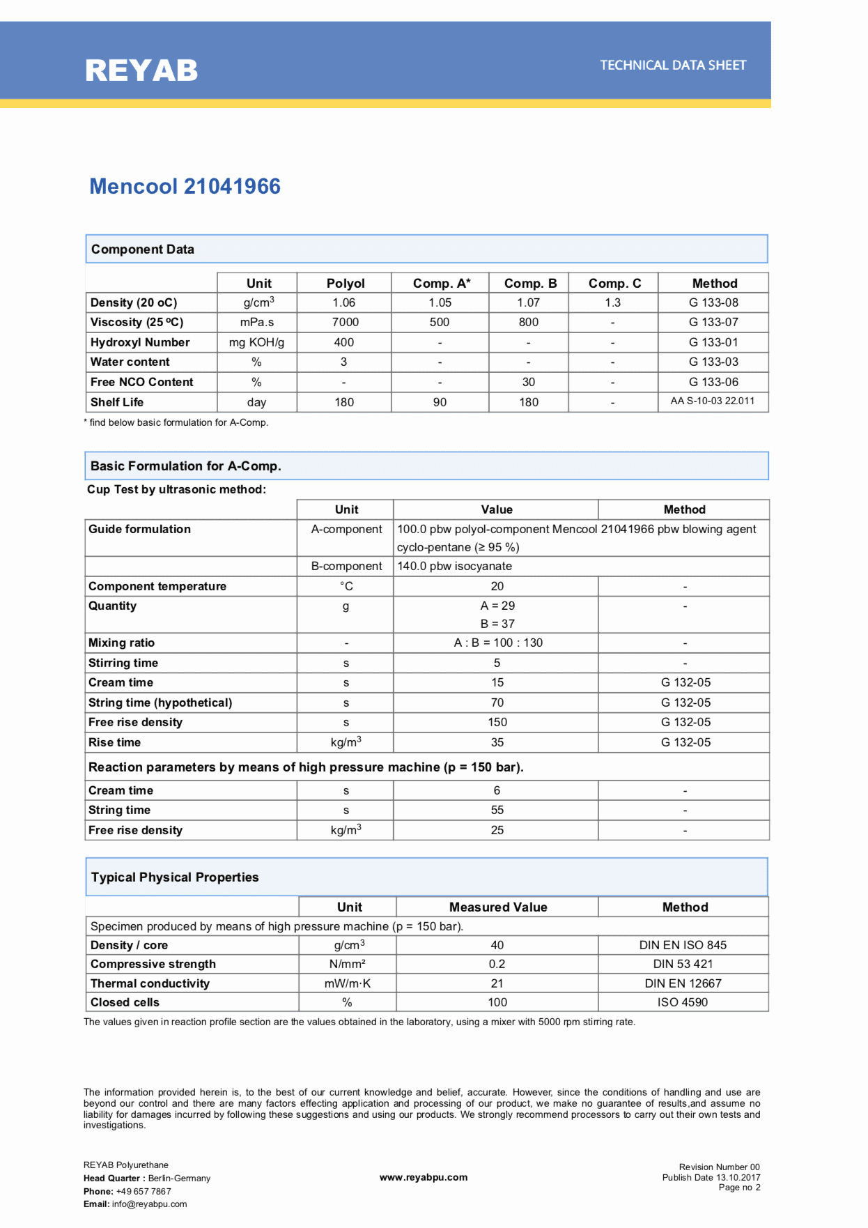 Product Data Sheet Template Inspirational Free Technical Data Sheet Templates for Polyurethane Foam