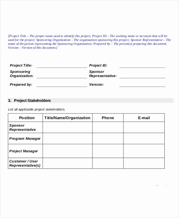 Project Charter Example Pdf Lovely 8 Project Charter Templates Free Pdf Word Documents Download