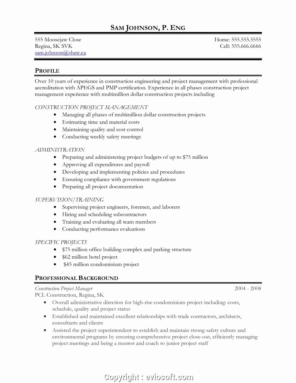 Project Manager Resume Sample Doc Luxury Simply Construction Project Manager Resume Sample Doc It Project Manager Resume Sample Doc
