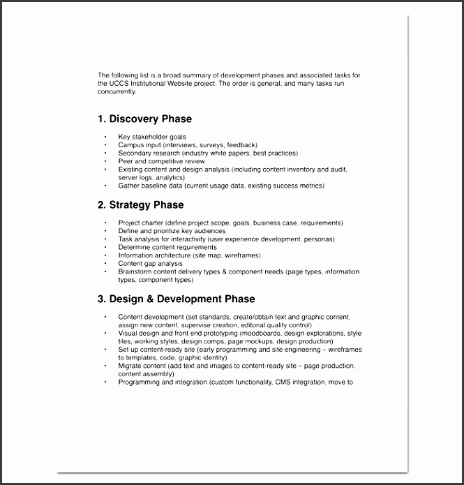 Project Outline Template Word Inspirational 5 Project Outline Template In Word Sampletemplatess
