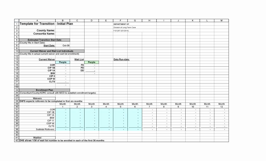 Project Transition Plan Template Excel Elegant Transition Plan Template Free