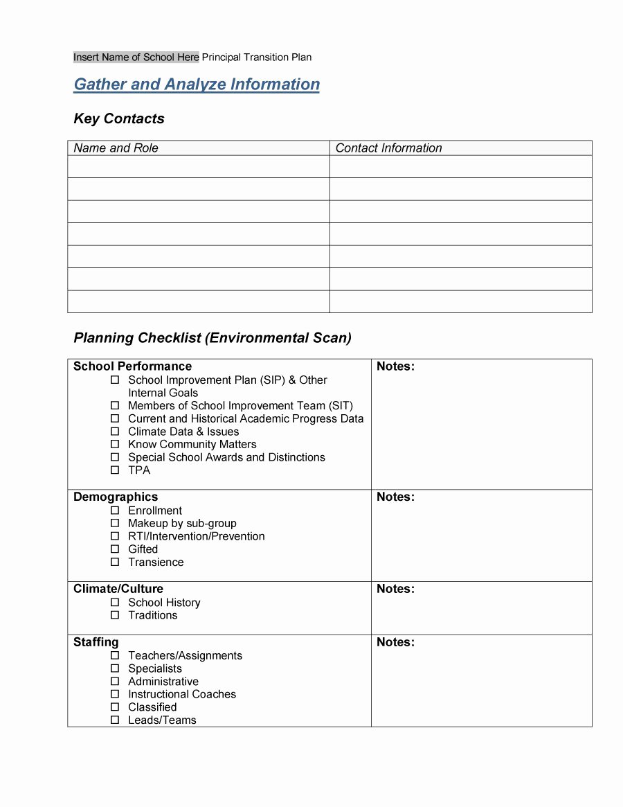 Project Transition Plan Template Excel New 40 Transition Plan Templates Career Individual Template Lab
