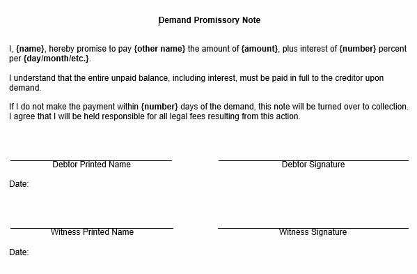 Promissory Note Template Texas Beautiful Printable Sample Promissory Note Sample form Real Estate forms
