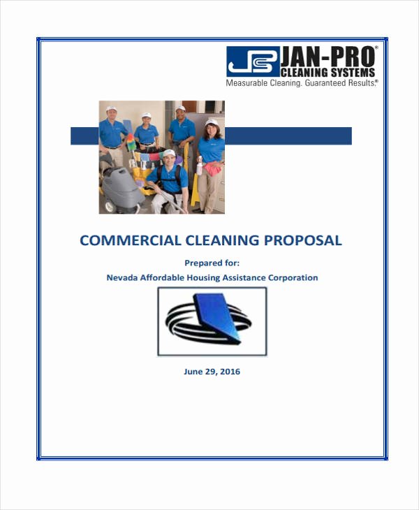 Proposal for Cleaning Services Pdf Awesome Cleaning Service Proposal Template 8 Free Word Pdf format Download