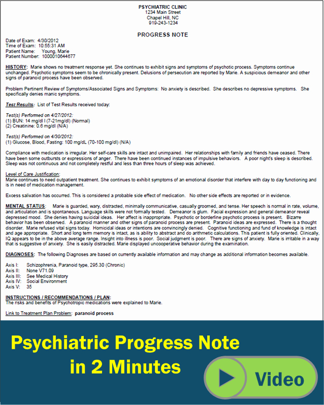 Psychiatric Progress Note Template Lovely 27 Of Psychiatry Documentation Template