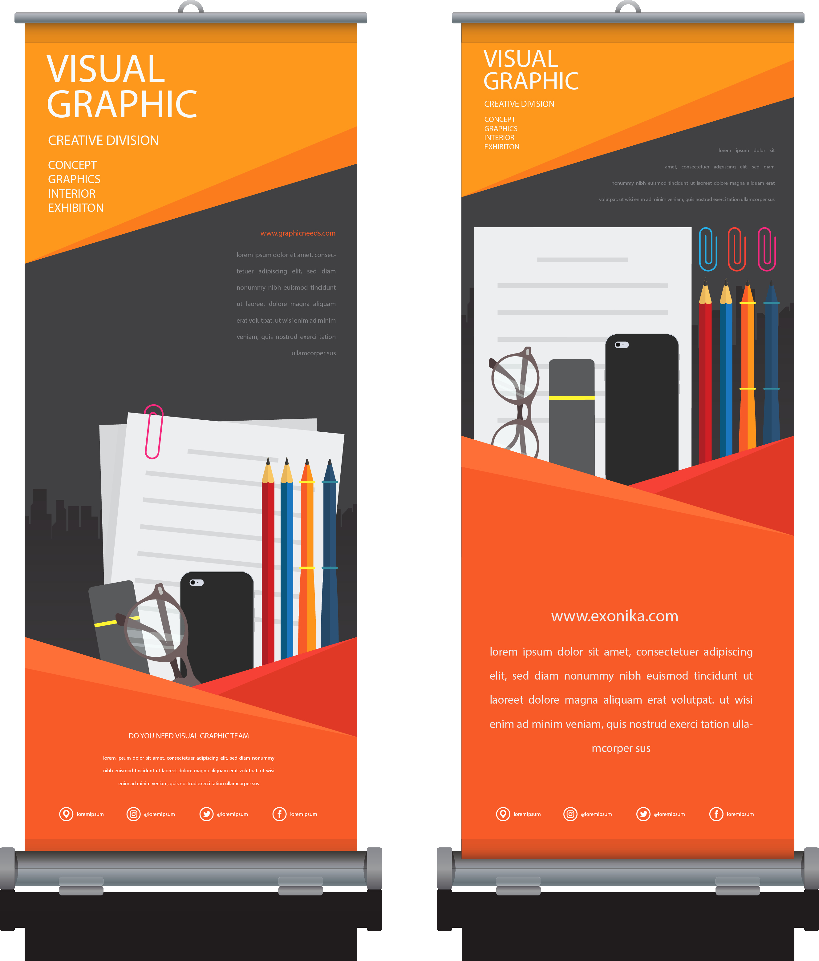 Pull Up Banners Design New Pull Up Banners Full Colour Single Sided Exonika