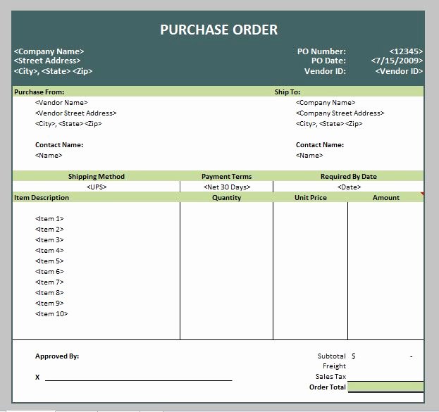 Purchase order Tracker Excel Unique 39 Free Purchase order Templates In Word &amp; Excel Free Template Downloads