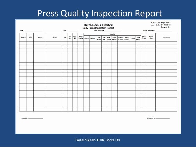 Quality assurance Reports Examples Lovely Presentation Quality assurance