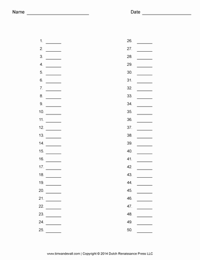 Question and Answer Template Unique Free Answer Sheet Templates Pdf for Multiple Choice Tests