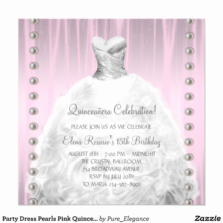 Quinceanera Invitation Templates Free Inspirational Invitation Template This Beautiful Pink Quinceanera Invitation is