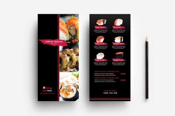 Rack Card Template Indesign Inspirational 10 Restaurant Rack Card Templates Ms Word Publisher