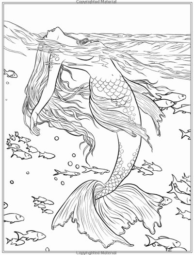 Realistic Mermaid Coloring Pages Lovely Best Mermaid Coloring Pages &amp; Coloring Books Cleverpedia