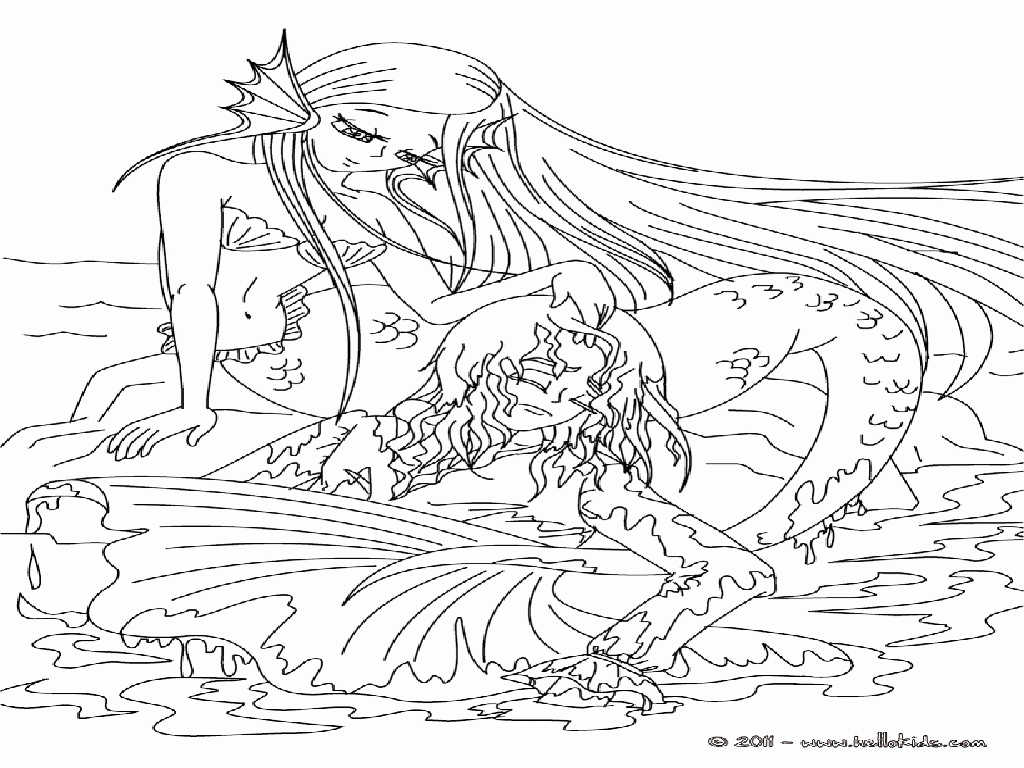 Realistic Mermaid Coloring Pages Luxury Adult Coloring Pages Mermaid Coloring Home