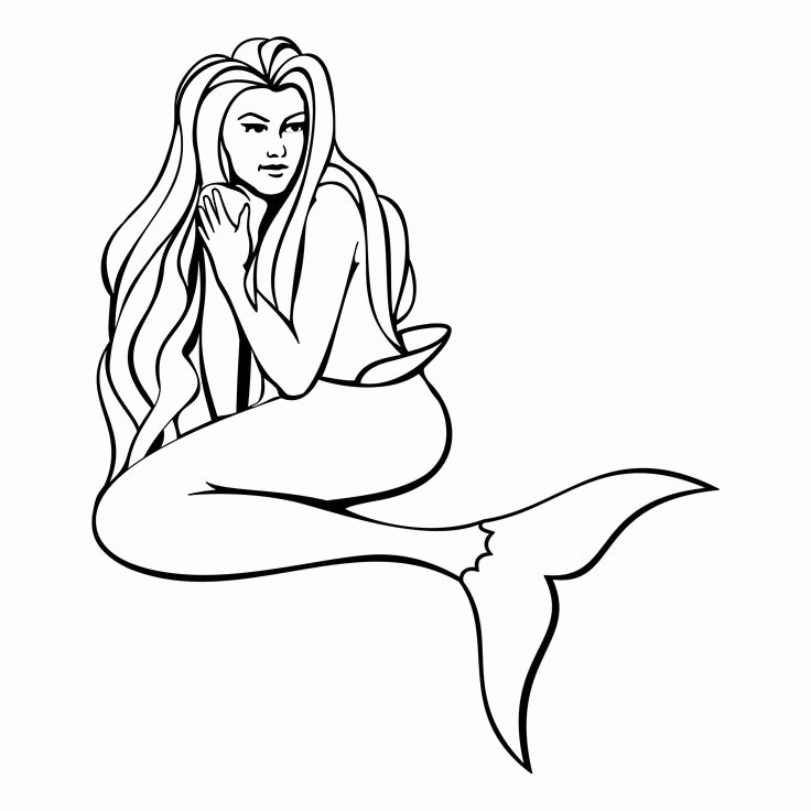 Realistic Mermaid Coloring Pages New 25 Best Ideas About Realistic Mermaid On Pinterest