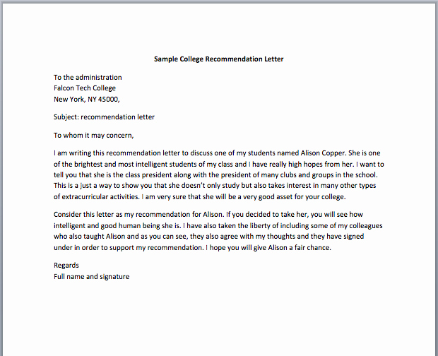Recommendation Letter for Nursing School Luxury 9 Letter Of Re Mendation for Nursing School Free Download