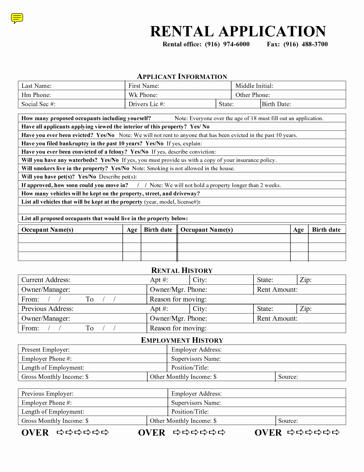 Rental Application form Nc Fresh Free Rental Application form by Mary Jmenintigar House