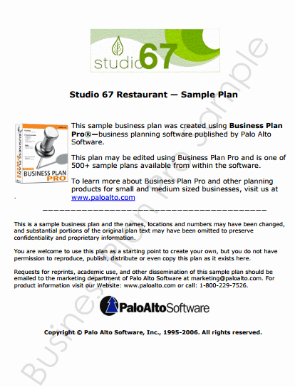 Restaurant Business Plan Pdf Elegant 32 Free Restaurant Business Plan Templates In Word Excel Pdf