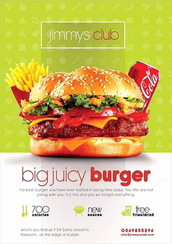 Restaurant Flyer Templates Free Inspirational 11 Beautiful Burger Flyers Word Psd Ai Eps Vector