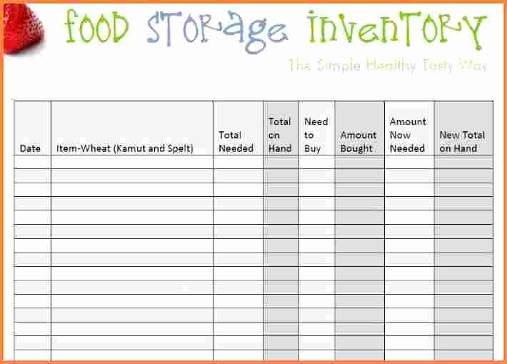 Restaurant Inventory Management Excel Elegant 3 Food Inventory Spreadsheet Template