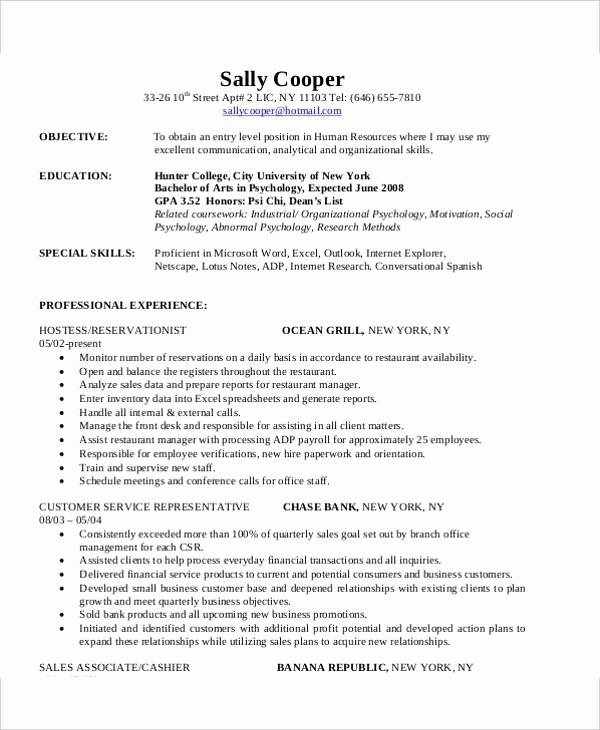 Restaurant Manager Resume Samples Pdf New 56 Manager Resumes In Pdf