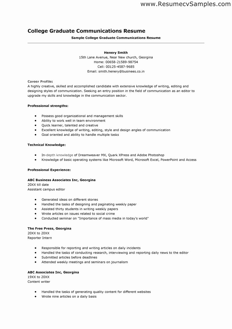 Resume for College Freshmen Best Of High School Senior Resume for College Application Google Search Resume formats