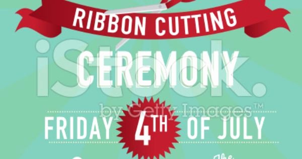 Ribbon Cutting Invitation Template Awesome Ribbon Cutting Invitation Design Template