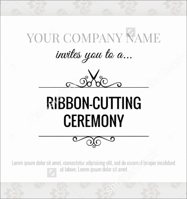 Ribbon Cutting Invitation Template Beautiful 10 Opening Invitation Templates Psd Ai