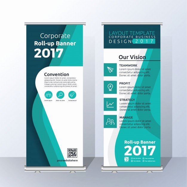 Roll Up Banners Template Inspirational Roll Up Banner Vectors S and Psd Files