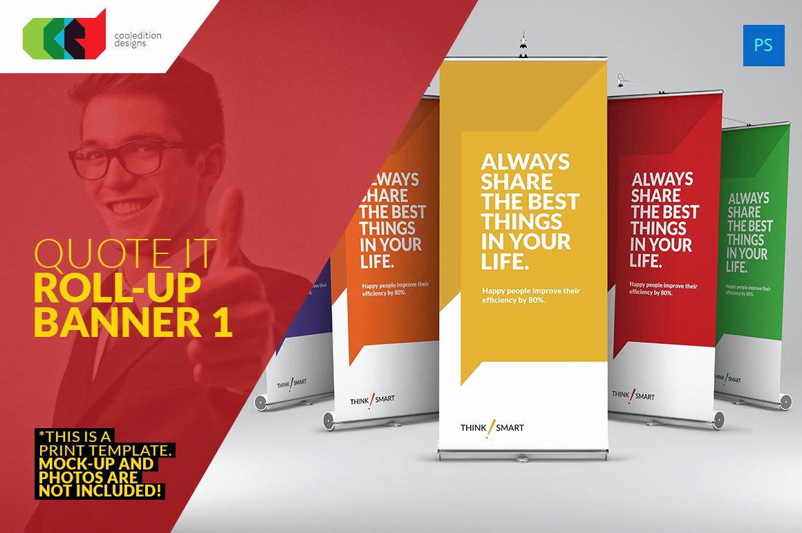 Roll Up Banners Template Lovely Quote It Roll Up Banner 1 Flyer Templates On Creative