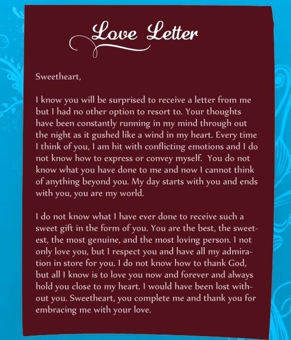 Romantic Letters for Girlfriend Unique Love Letters to Your Girlfriend 2018
