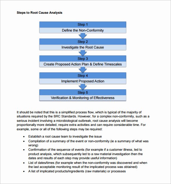 Root Cause Analysis Example Report Lovely 26 Analysis Templates Doc Pdf Excel Ai