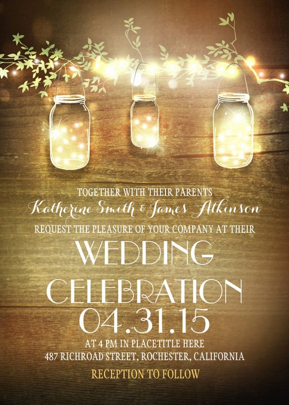 Rustic Wedding Invitations Template Beautiful 28 Rustic Wedding Invitation Design Templates Psd Ai