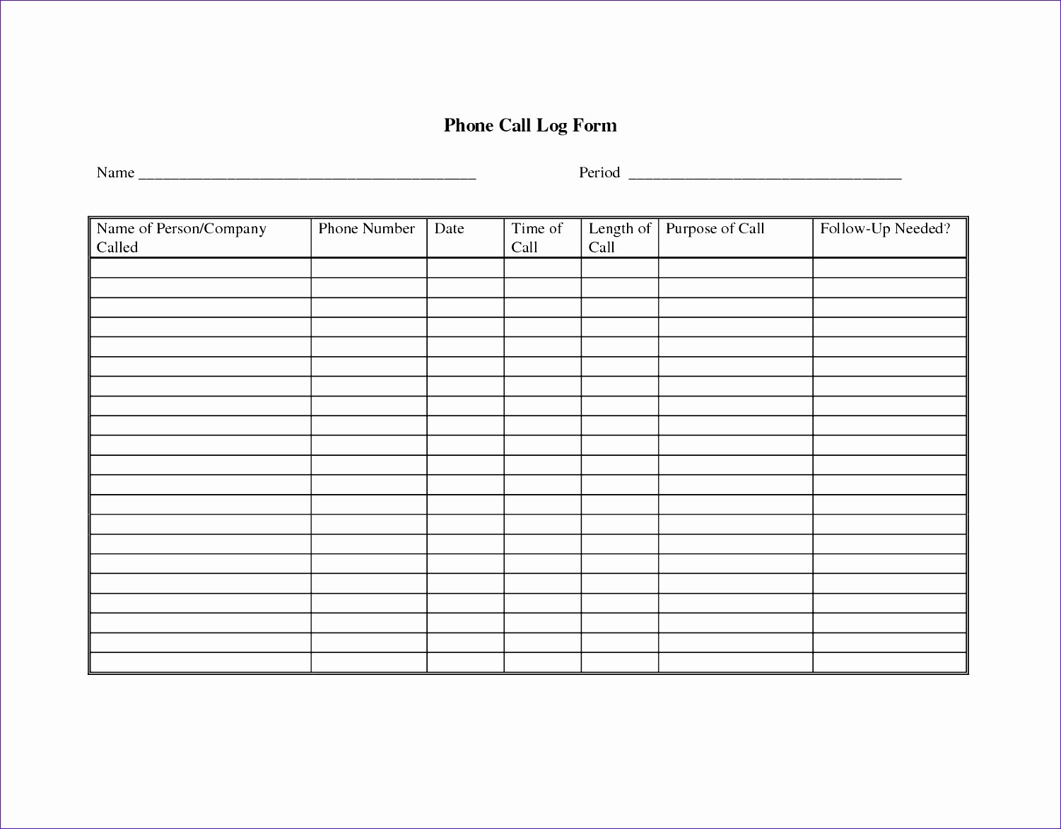 Sales Call Log Template New 10 Call Report Template Excel Exceltemplates